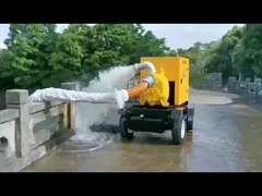 شاحنة ضخ الديزل ذات السعة الكبيرة لإنقاذ الكوارث الطبيعية ومعالجة مياه الصرف الصحي